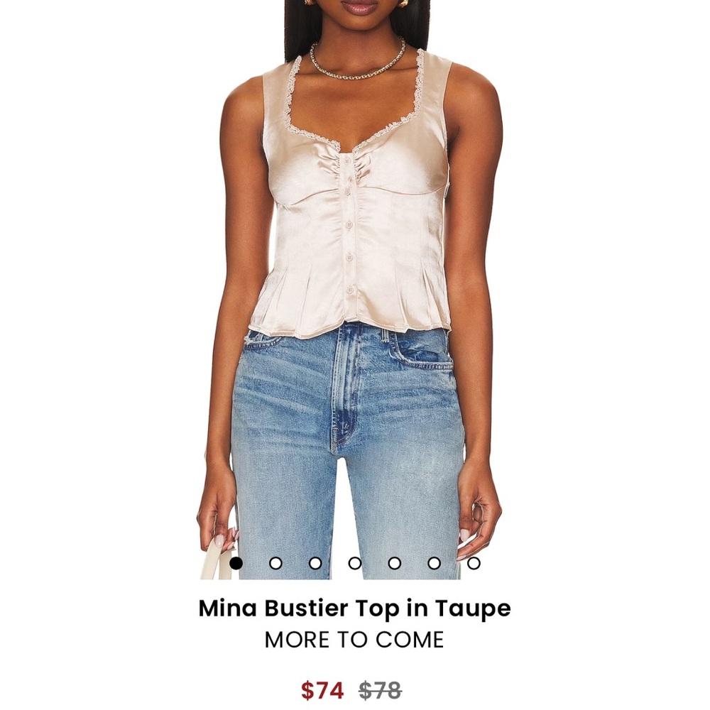Silk Bustier Top